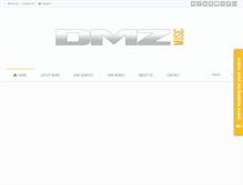 Tablet Screenshot of dmz-music.com